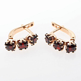 Серьга золото 585, общий вес - 1.85 г, чистый вес - 1.437 г