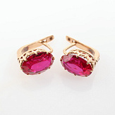 Серьга золото 583, общий вес - 2.52 г, чистый вес - 1.249 г