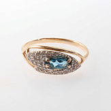 Кольцо золото 585, общий вес - 1.78 г, чистый вес - 1.63 г